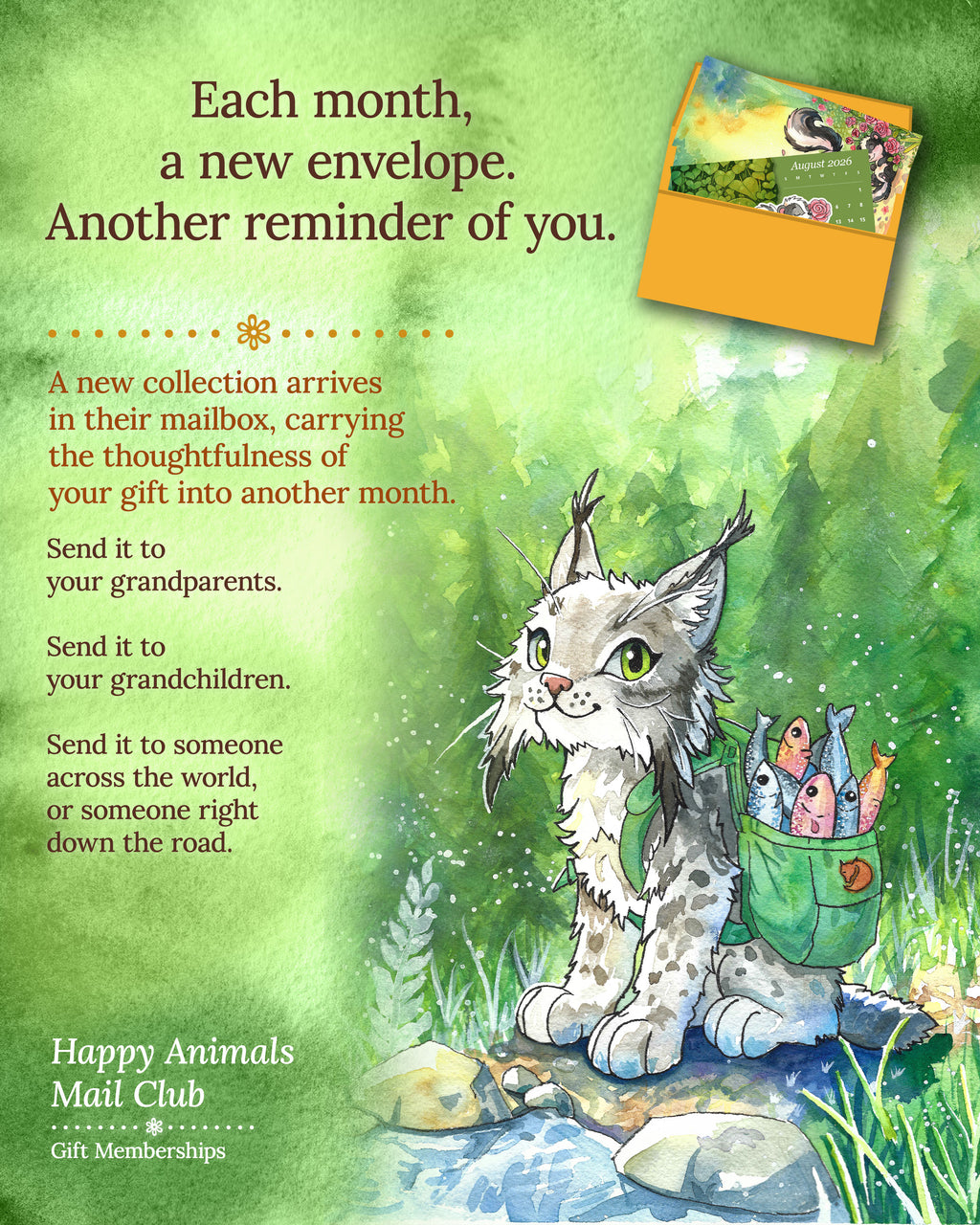 Happy Animals Mail Club Gift Membership