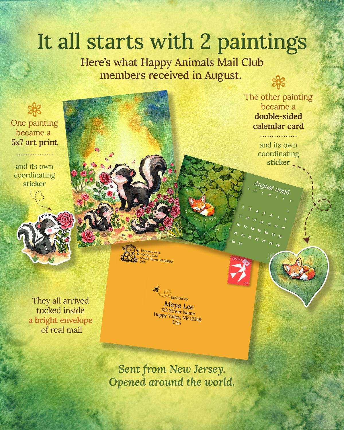 Happy Animals Mail Club Gift Membership