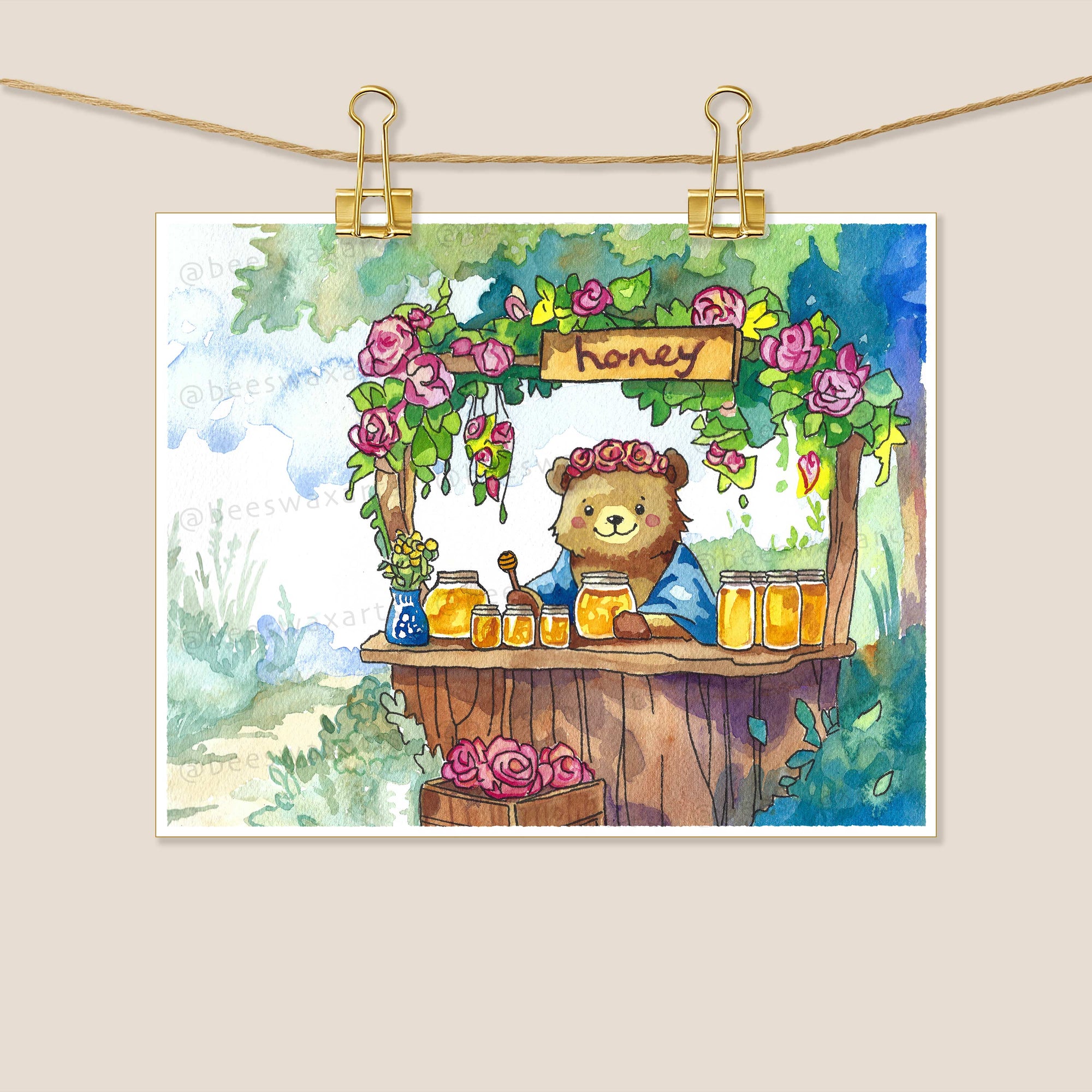 Honey Stand Bear