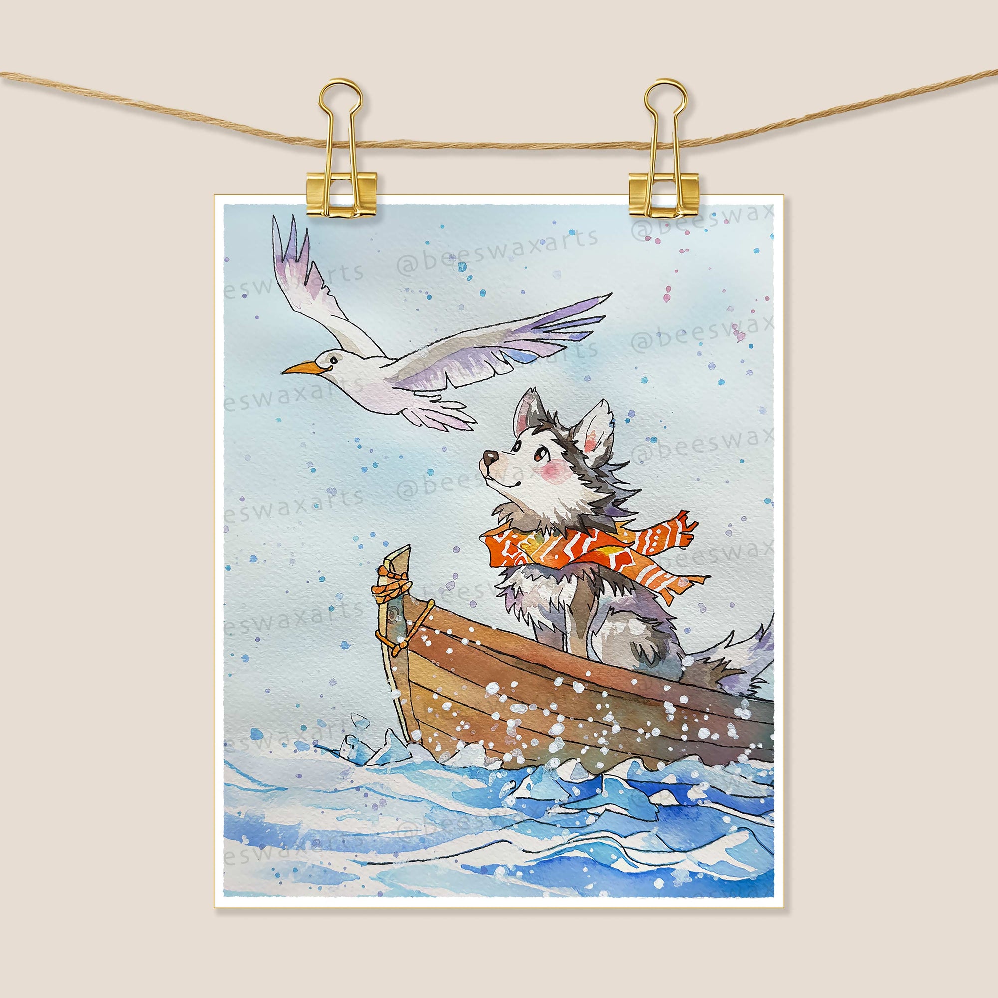 Husky and Gull Navigating the Northwest Passage