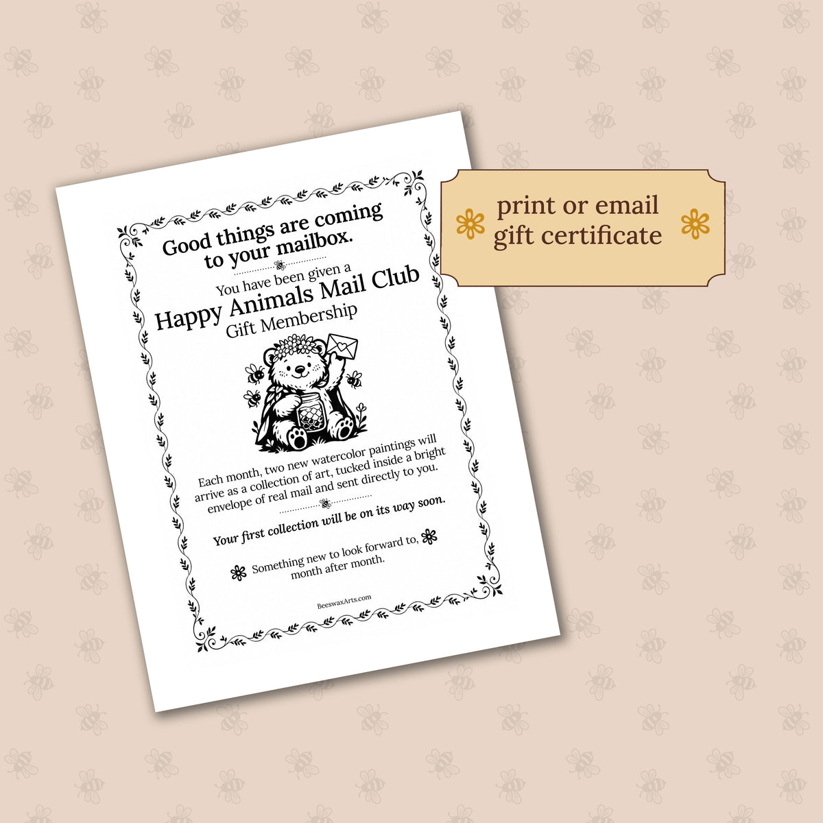 Happy Animals Mail Club Gift Membership