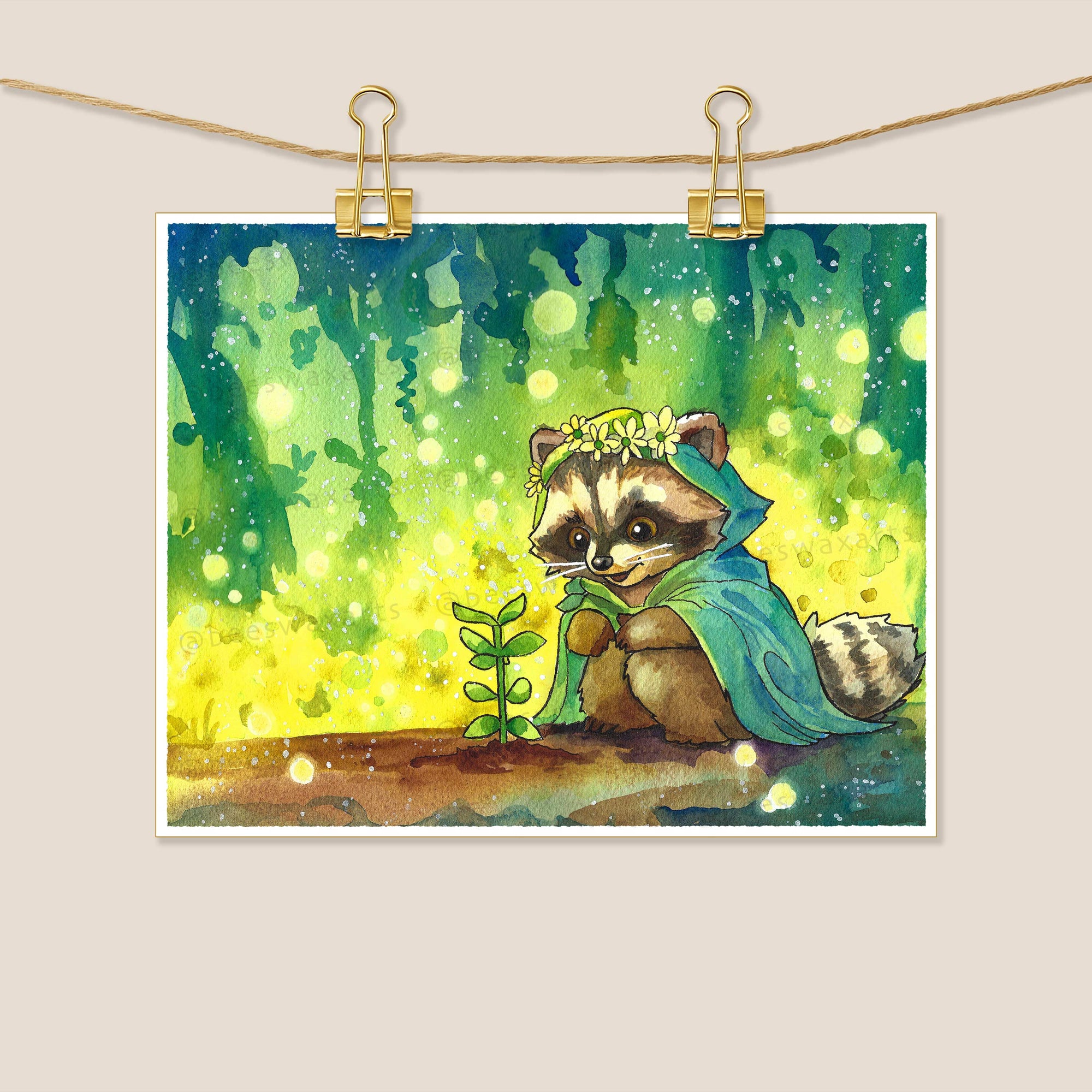The Moment of Discovery (Raccoon)